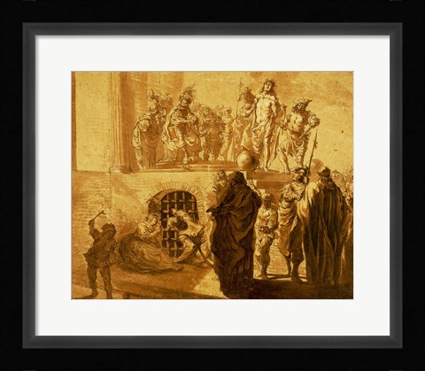 Framed Christ Before Pilate Print