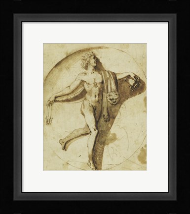 Framed Votary of Bacchus Print