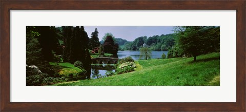 Framed Stourhead Garden, England, United Kingdom Print
