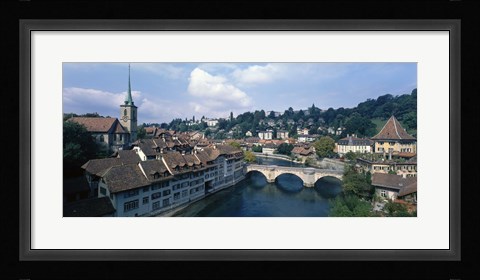 Framed Switzerland, Bern, Aare River Print