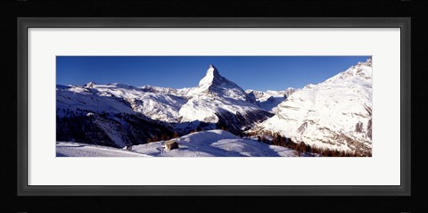 Framed Matterhorn, Zermatt, Switzerland (horizontal) Print