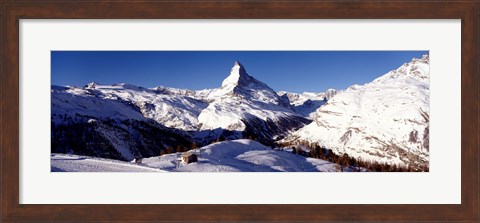 Framed Matterhorn, Zermatt, Switzerland (horizontal) Print