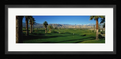 Framed Golf Course, Desert Springs, California, USA Print