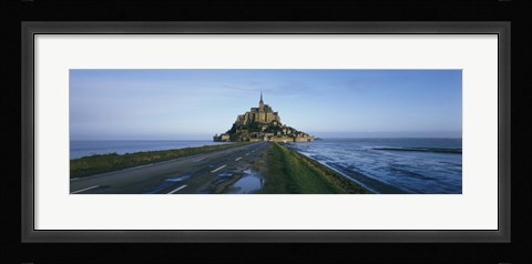 Framed France, Mont Saint Michel Print