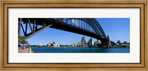 Framed Harbor Bridge, Sydney, Australia Print