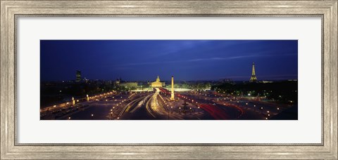 Framed France, Paris, Place de la Concorde Print