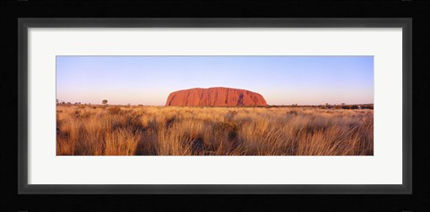 Framed Ayers Rock, Uluru-Kata Tjuta National Park, Australia Print