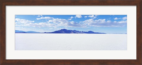 Framed Bonneville Salt Flats, Utah, USA Print