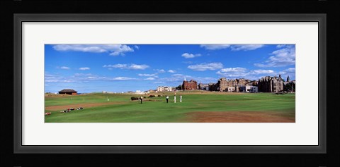 Framed Golf Course, St Andrews, Scotland, United Kingdom Print
