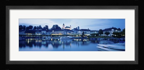 Framed Switzerland, Rapperswil, Lake Zurich Print