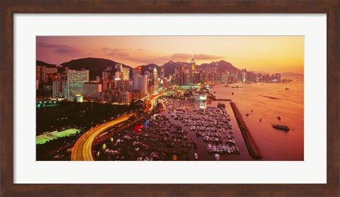 Framed Hong Kong Print