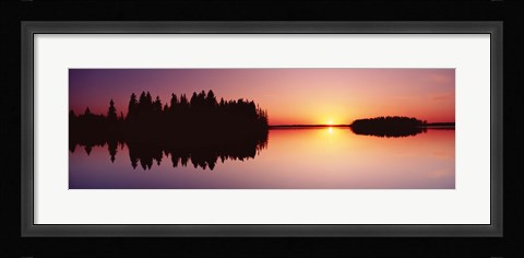 Framed Canada, Alberta, Elk Island National Park Print