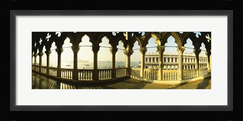 Framed Columns in Saint Mark Square, Venice Print