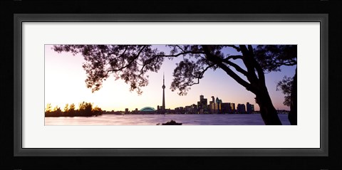Framed Skyline CN Tower Skydome Toronto Ontario Canada Print