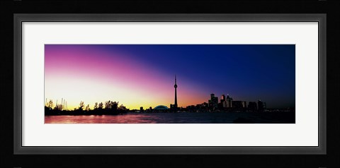 Framed CN Tower SkyDome Toronto Ontario Canada Print