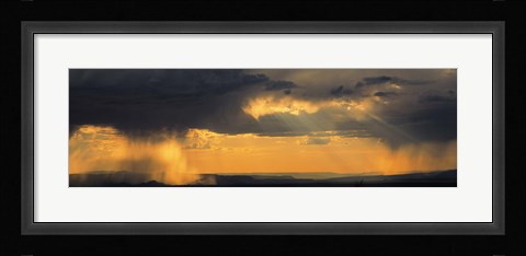Framed View From The High Road To Taos, New Mexico, USA Print