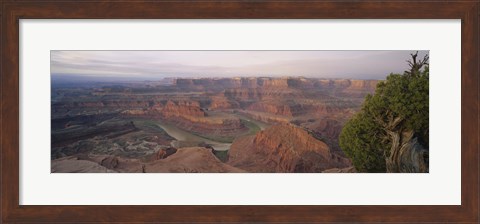 Framed High Angle View Of An Arid Landscape, Canyonlands National Park, Utah, USA Print