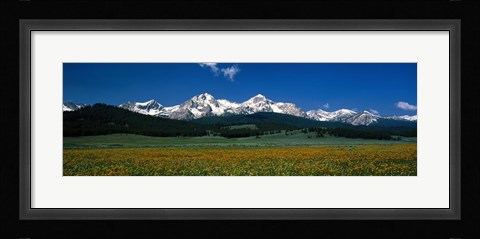 Framed Sawtooth Mtns Range Stanley ID USA Print