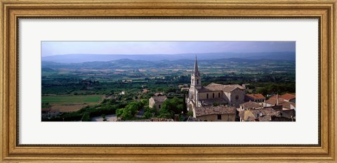 Framed Bonneiux, Provence, France Print