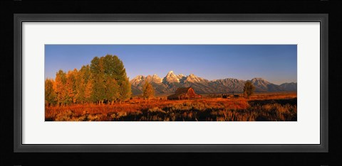 Framed Landscape in Grand Teton National Park WY Print