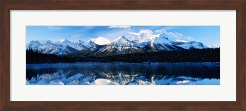 Framed Herbert Lake, Banff National Park, Alberta, Canada Print