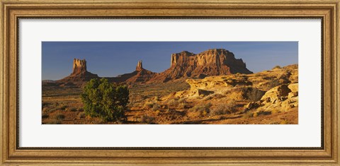 Framed Rock Formations, Monument Valley, Arizona, USA (day, horizontal) Print