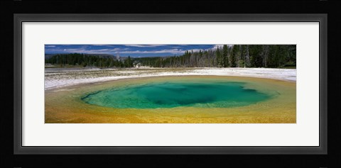 Framed Spring, Beauty Pool, Yellowstone National Park, Wyoming, USA Print