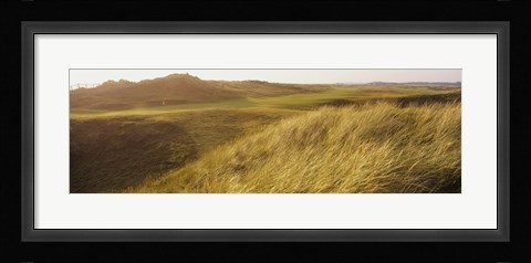 Framed Panoramic view of a landscape, Scotland Print