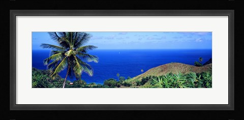 Framed Pigeon Point Tobago Print