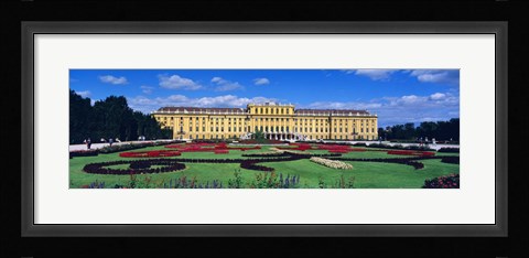 Framed Schonbrunn Palace, Gardens, Vienna, Austria Print