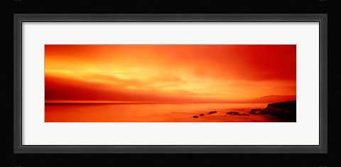 Framed Pacific Coast CA Print