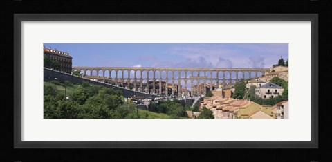 Framed Road Under An Aqueduct, Segovia, Spain Print