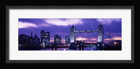 Framed Tower Bridge, Landmark, London, England, United Kingdom Print