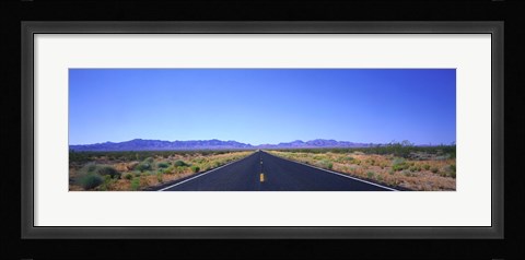 Framed Road, Nevada, USA Print