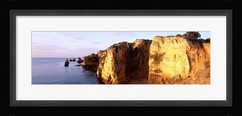 Framed Portugal, Algarve Region, coastline Print