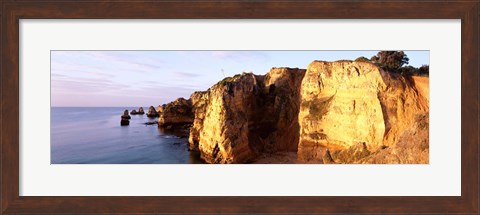 Framed Portugal, Algarve Region, coastline Print