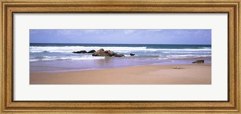 Framed Waves in the sea, Algarve, Sagres, Portugal Print