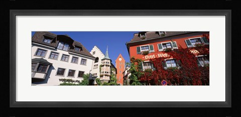 Framed Germany, Meersburg, Lake Constance, Low angle view of the buildings Print