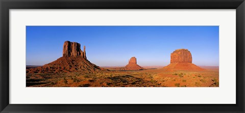 Framed Monument Valley Tribal Park, Navajo Reservation, Arizona, USA Print