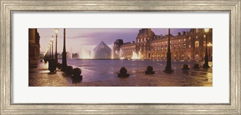 Framed Louvre Museum Paris France Print