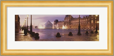Framed Louvre Museum Paris France Print