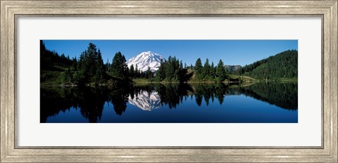 Framed Eunice Lake Mt Rainier National Park WA USA Print