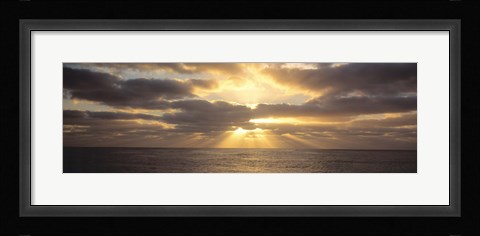 Framed Sunset Sub Antarctic Australia Print
