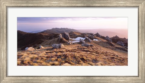 Framed Hump Ridge Fiordland National Park New Zealand Print