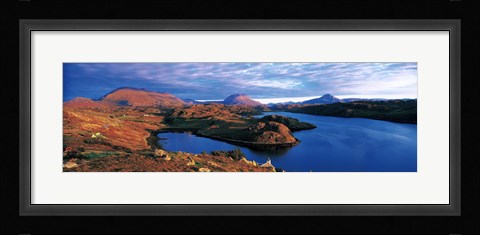 Framed Loch Inchard Sutherland Scotland Print