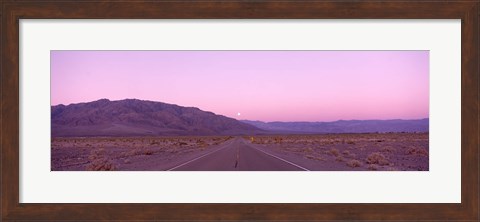 Framed Purple Sky at Death Valley National Park, California Print