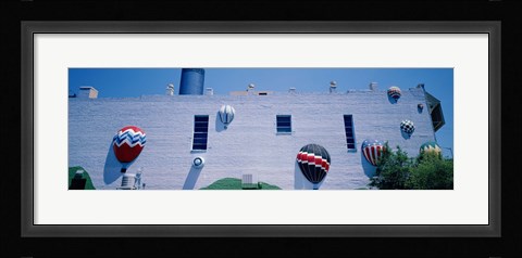 Framed Building With Balloon Decorations, Louisville, Kentucky, USA Print