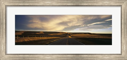 Framed Road, Montana, USA Print