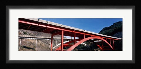 Framed Two bridges San Carlos Indian Reservation AZ USA Print