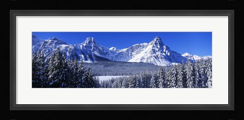 Framed Banff National Park in Winter, Alberta Canada Print